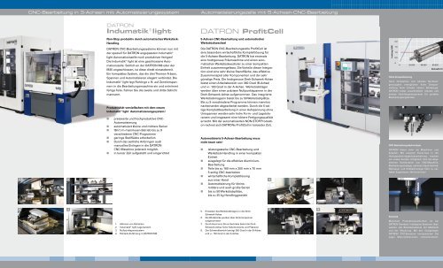 Automatisierte CNC-Fertigung mit DATRON Automatisierung muss ...