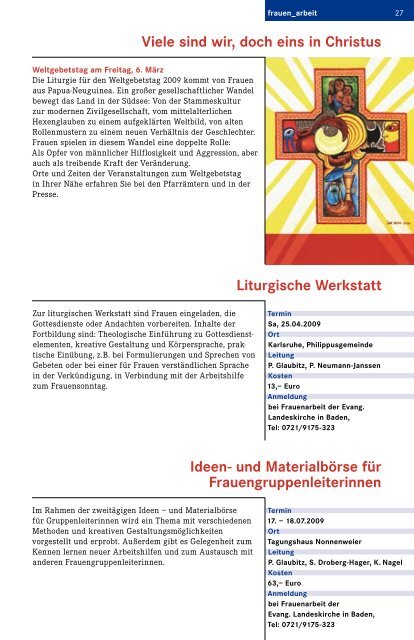 2009-'Lichtblicke' - Evangelisches Magazin für die Ortenau 1