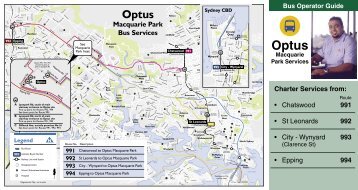 Optus Macquarie Park Bus Services - News.com.au