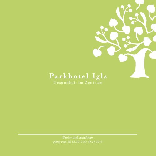 Preise und Angebote - Parkhotel Igls