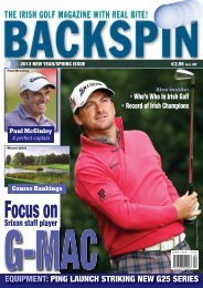 Picture - Backspin Golf Magazine