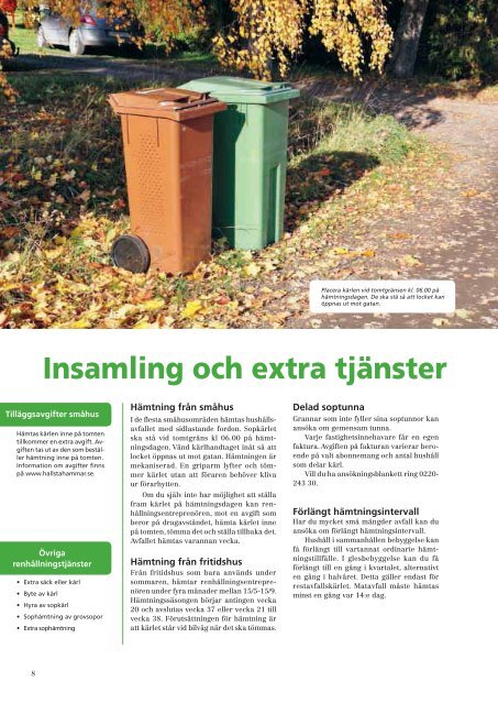 Soptips från VAFAB - Hallstahammar