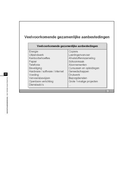 Inkoopsamenwerking, van theorie naar praktijk - Kenniscentrum ...