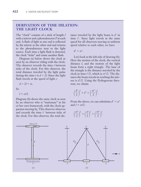 Chapter 9: Einstein and Relativity Theory (319 KB) - D Cassidy Books