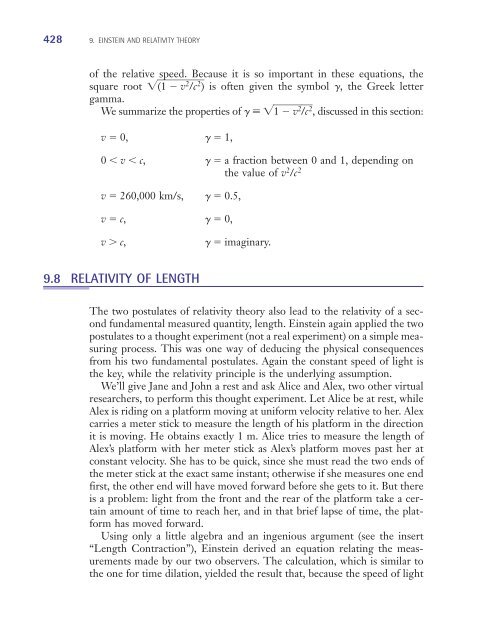 Chapter 9: Einstein and Relativity Theory (319 KB) - D Cassidy Books