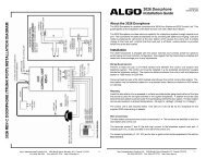 3026 Doorphone Installation Guide - Algo Communication Products