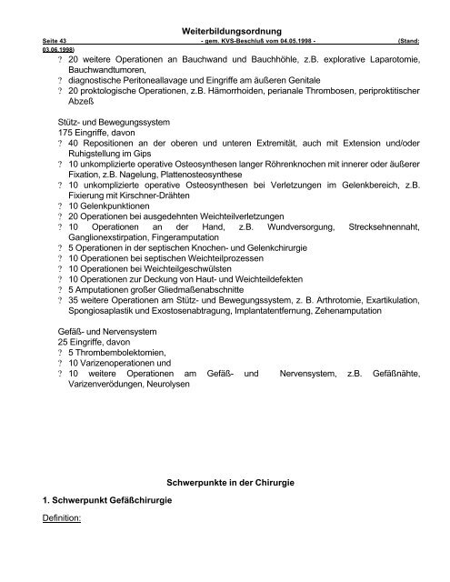 Abschnitt II Spezielle Regelungen für Gebiete ... - Smixx.de