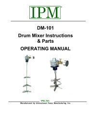 IPM Drum Mixer Manual - Spray Foam Equipment