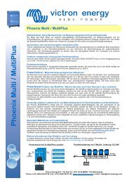 Produktinformation / Datenblatt (.pdf, 120 KB) - Batterielader