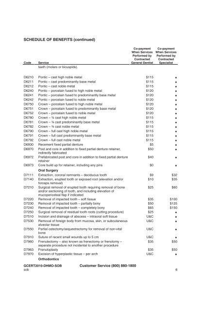 Plan 3000 - Dental Alternatives Insurance Services Inc