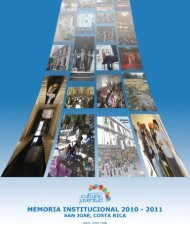 Memoria institucional 2010-2011 - Sinabi