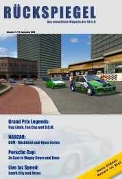 Grand Prix Legends: NASCAR: Porsche Cup ... - Virtual Racing eV