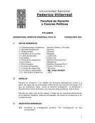 Syllabus Derecho Procesal Civil II - jorge andujar