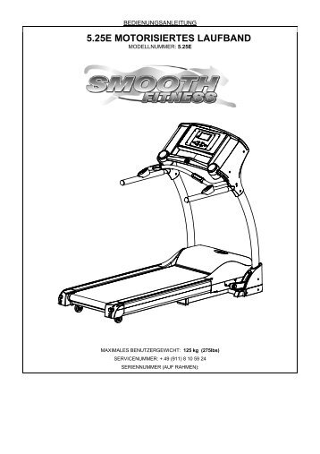 5.25E MOTORISIERTES LAUFBAND