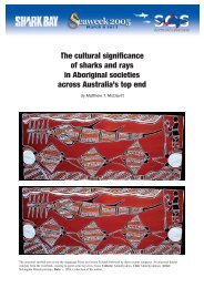 The cultural significance of sharks and rays in Aboriginal societies ...