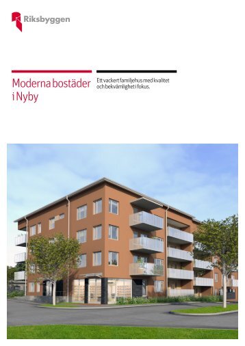 Moderna bostÃ¤der i Nyby - Riksbyggen