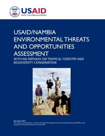 usaid/nambia environmental threats and opportunities assessment