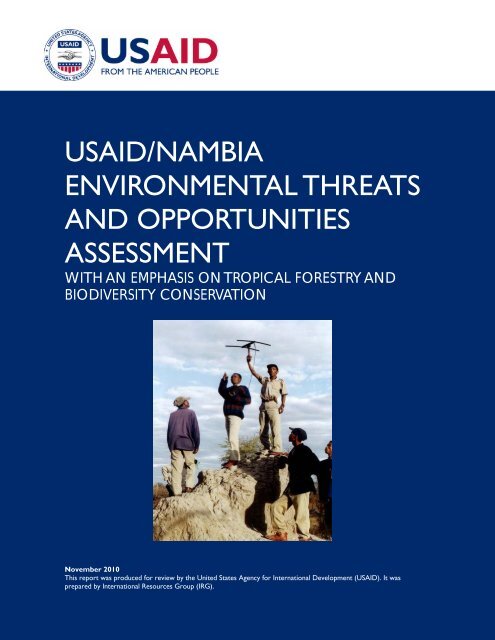 usaid/nambia environmental threats and opportunities assessment