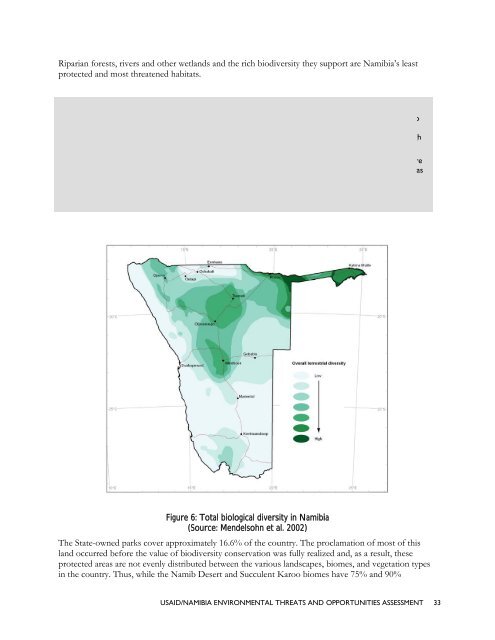 usaid/nambia environmental threats and opportunities assessment