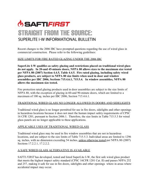 Straight From The Source Safti First