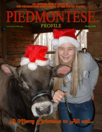 A Merry Christmas to All and... - Piedmontese Association of the ...