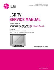 LCD TV SERVICE MANUAL - Sharatronica