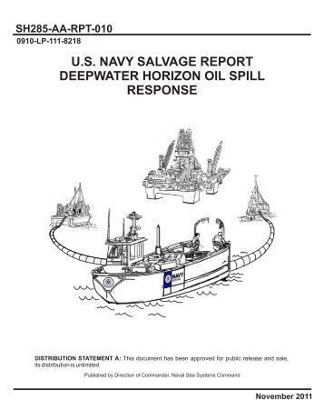 U.S. NAVY SALVAGE REPORT DEEPWATER HORIZON ... - ESSM