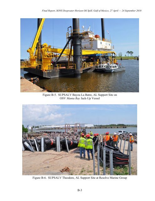 U.S. NAVY SALVAGE REPORT DEEPWATER HORIZON ... - ESSM