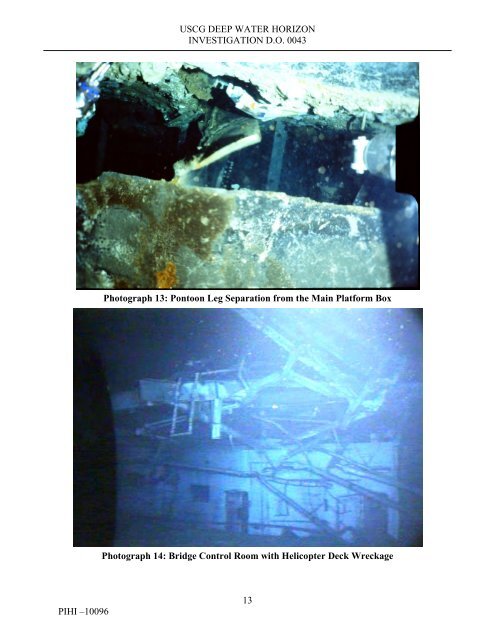 U.S. NAVY SALVAGE REPORT DEEPWATER HORIZON ... - ESSM