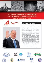 Monaco Declaration - Ocean Acidification