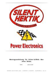 Sicherungsbox ohne Relais S4402 - Silent Hektik