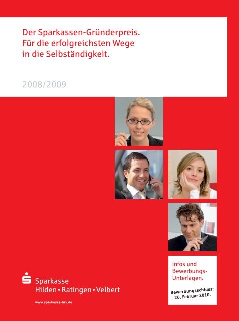 GrÃƒÂ¼nderpreis 2009 der Sparkasse HRV - Sparkasse Hilden