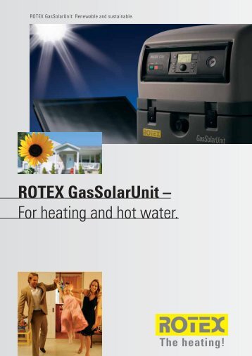 ROTEX GasSolarUnit â For heating and hot water. - LRF Private OÃ
