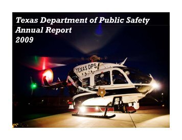 2009 annual report - Texas Department of Public Safety
