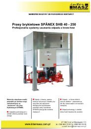 SPÃNEX prasy brykietowe SHB 40-250.pdf - Intermasz