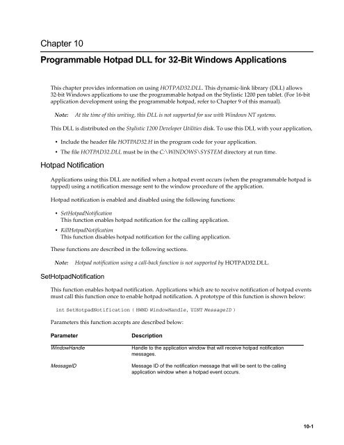 Stylistic 1200 Tech Reference Manual (PDF) - The Labs