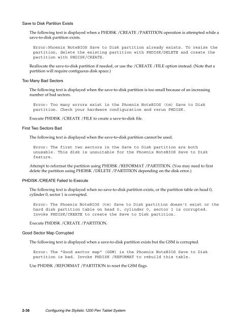 Stylistic 1200 Tech Reference Manual (PDF) - The Labs