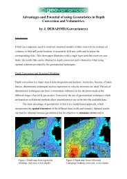 Advantages and Potential of using Geostatistics in ... - GeoNeurale