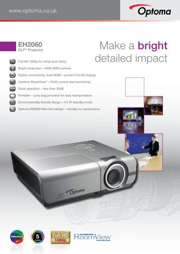EH2060 Brochure - Projectors from ProjectorPoint