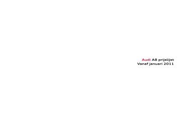 Audi A8 prijs-en productinfo per 010111.pdf - Fleetwise