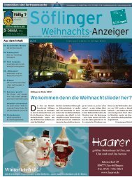 Söflinger Weihnachts-Anzeiger vom 5.12.2009 - Söflinger  Anzeiger