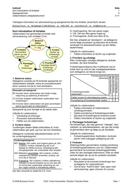 Elev Fokuseret Selvevaluering Bevis for afholdelse - Tradium