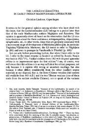 The Lankavatara in Early Indian Madhyamaka Literature