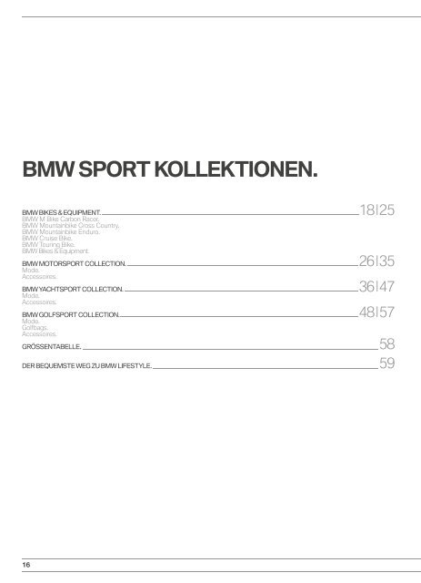 bmw motorsport collection.