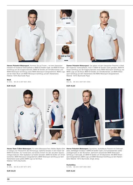 bmw motorsport collection.