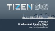 Overview of Graphics and Input in Tizen