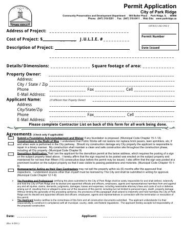City Of Park Ridge Tree Removal Permit City Of Park Ridge Tree Removal Permit