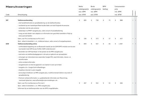 Prijslijst Audi A1 per 01-07-2012.pdf - Fleetwise