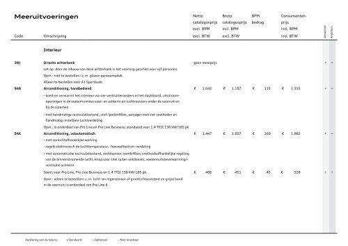 Prijslijst Audi A1 per 01-07-2012.pdf - Fleetwise