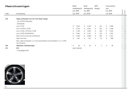 Prijslijst Audi A1 per 01-07-2012.pdf - Fleetwise